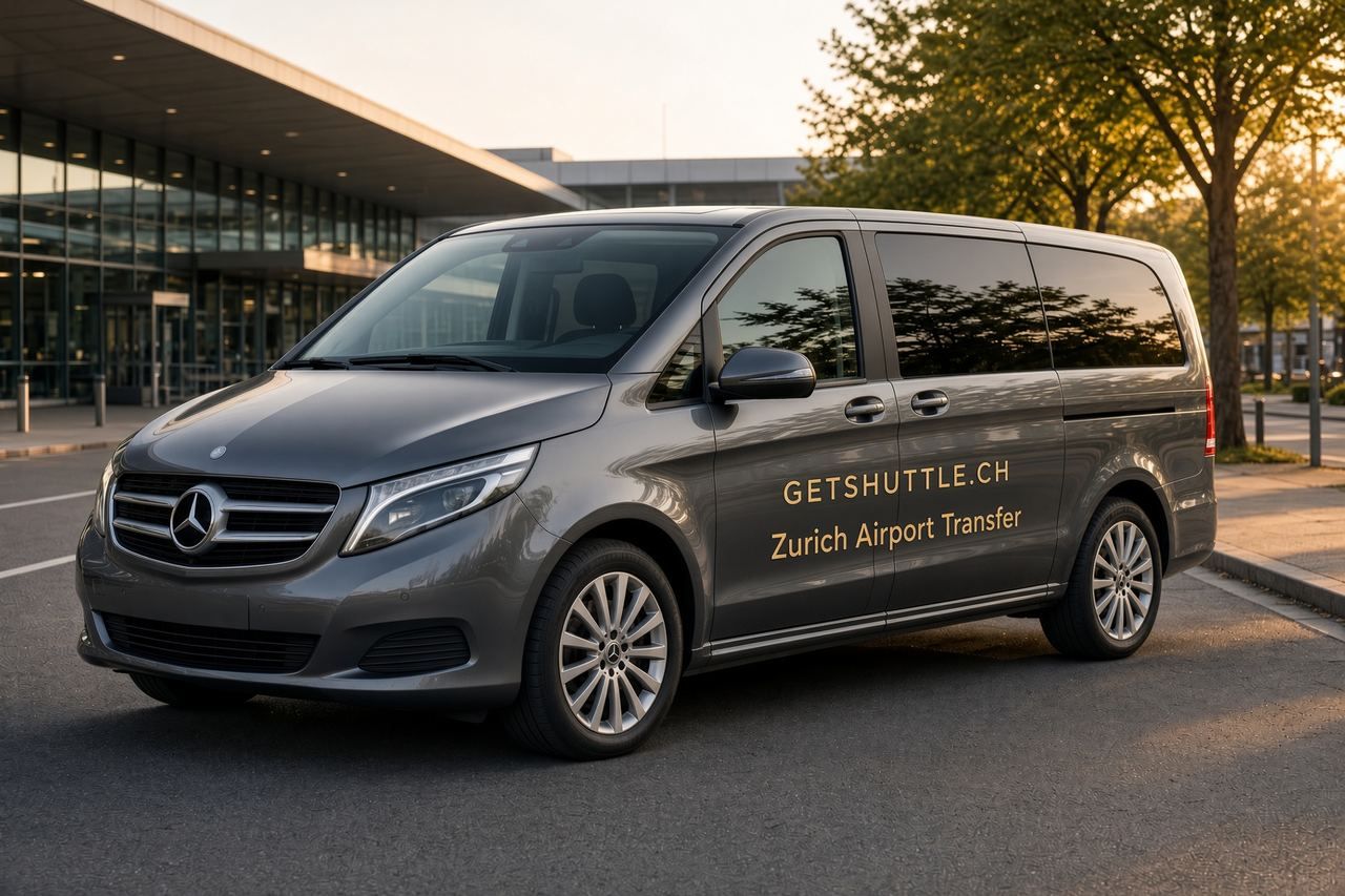 Mercedes V-Class Zurich Airport transfer vehicle